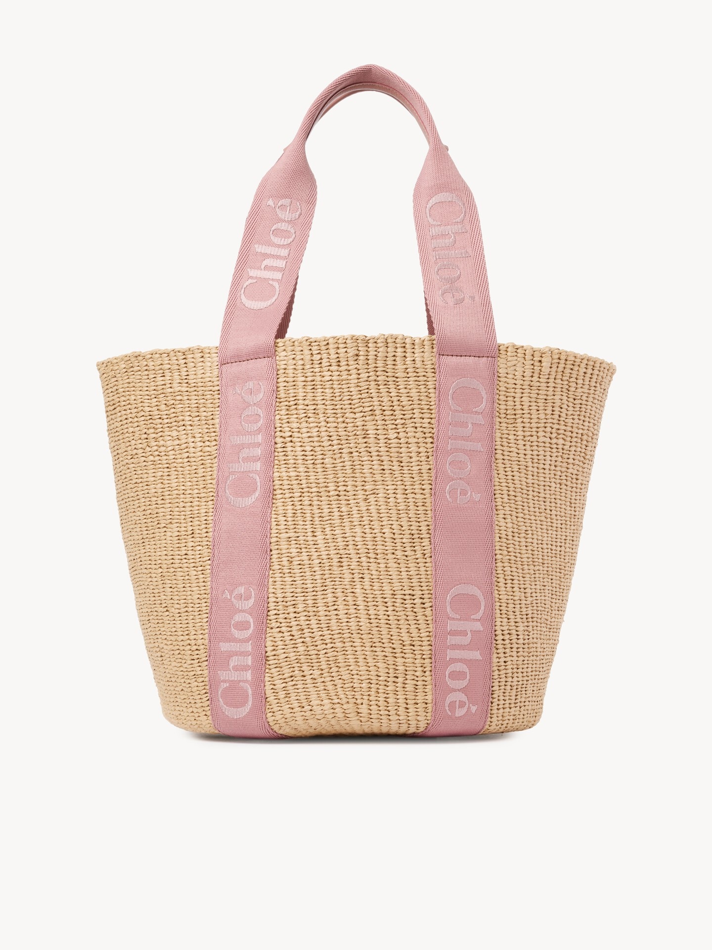 Bolso cesta grande Woody de fibras naturales - 2