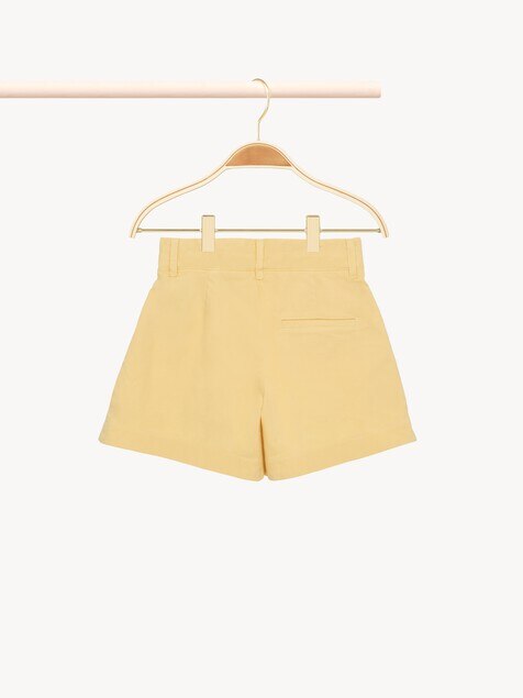 Pantalones cortos fruncidos infantiles