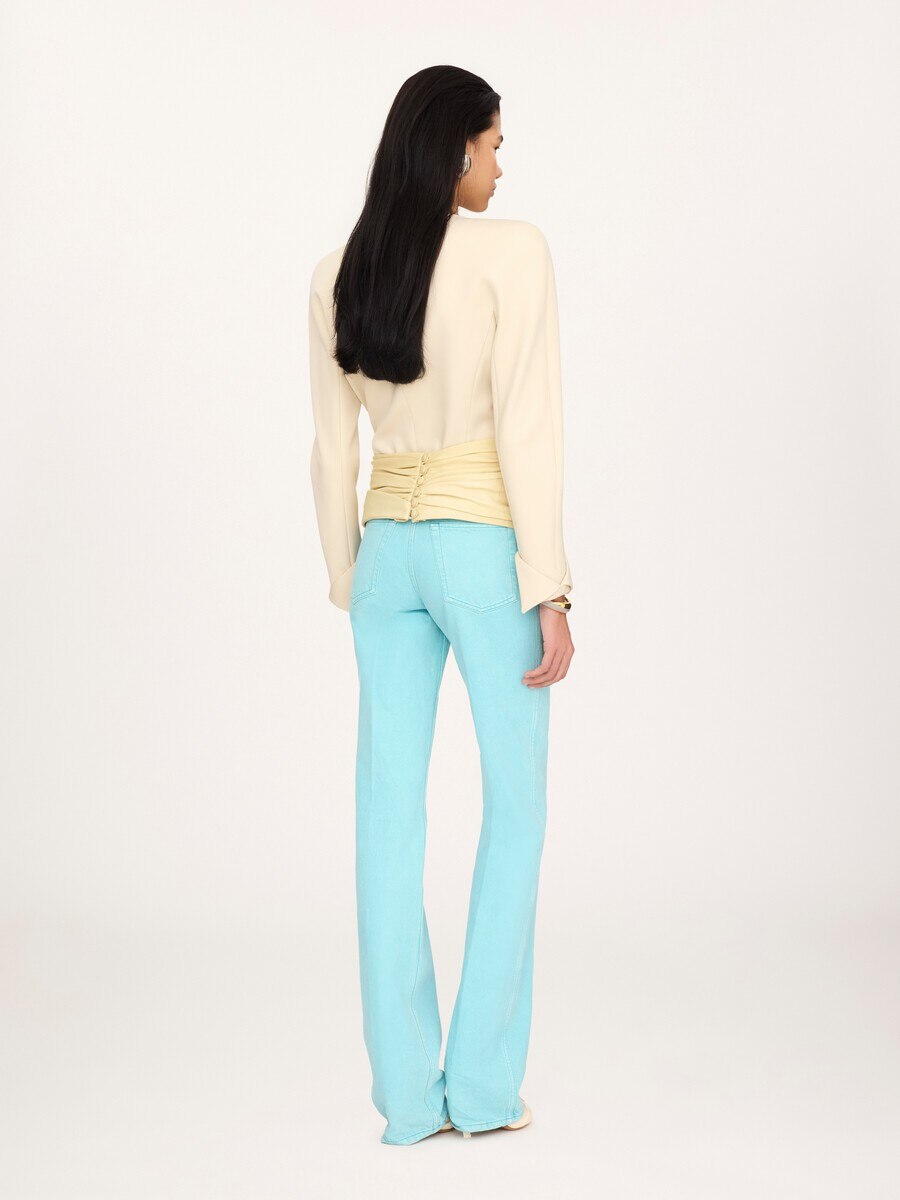 Straight jeans in denim - 5