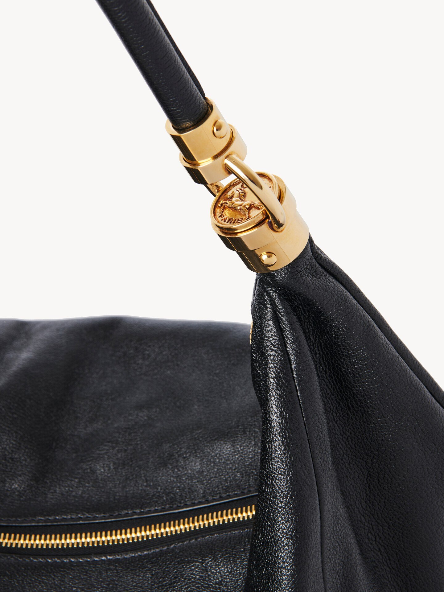 Chloé Foulard shoulder bag in grained leather - 7