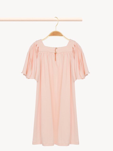 Vestido de manga corta infantil