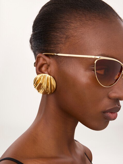 Pendientes Chlo&eacute; Pleats