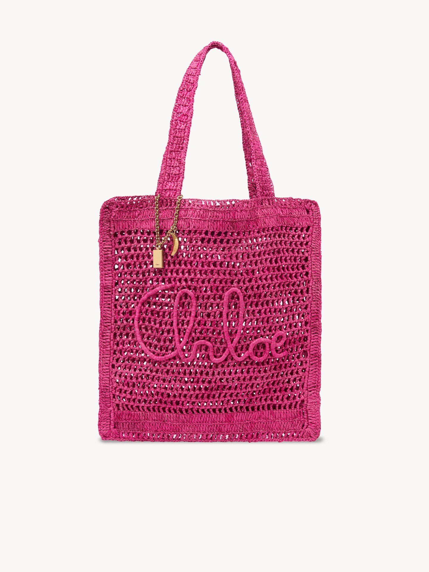 Bolso tote Summer Banana de rafia - 1
