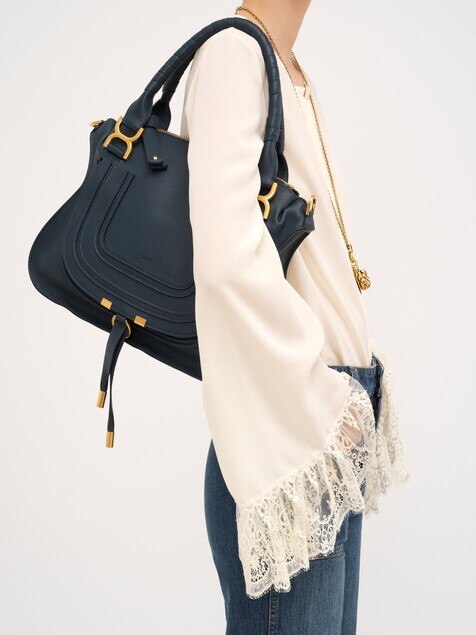 Marcie bag in grained leather