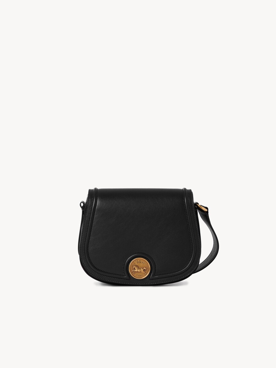 Horse Medal saddle bag in grained leather - 2