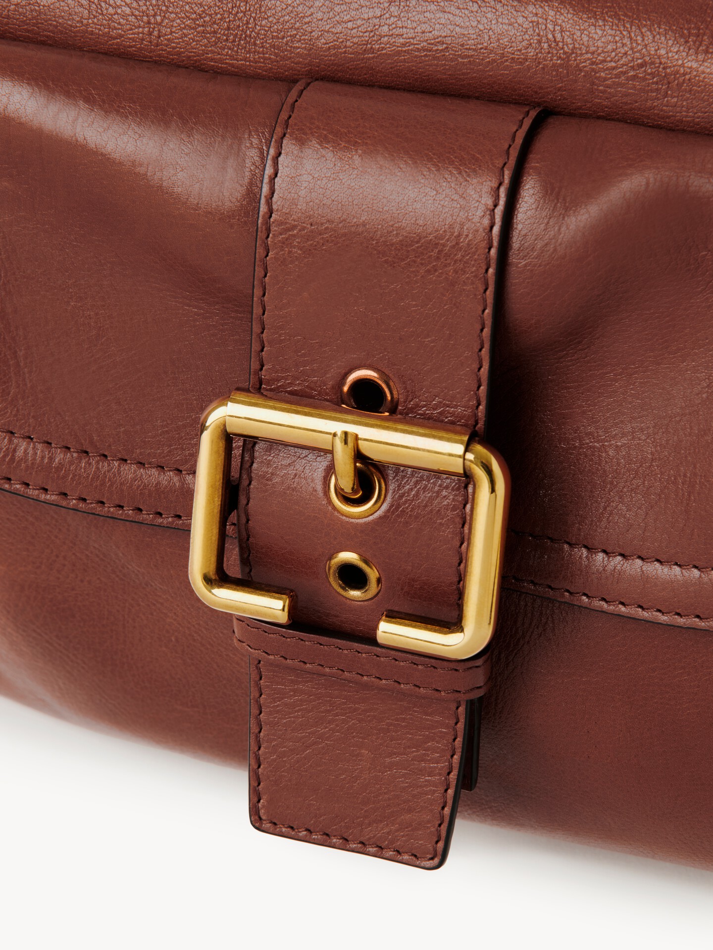 Camera bag in shiny leather - 7