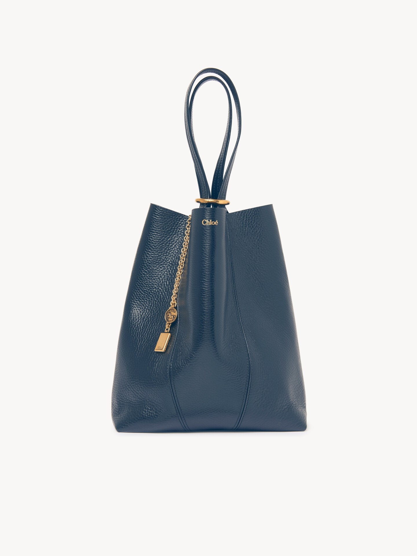 Bolso tote Chlo&eacute; Spin de cuero granulado - 2