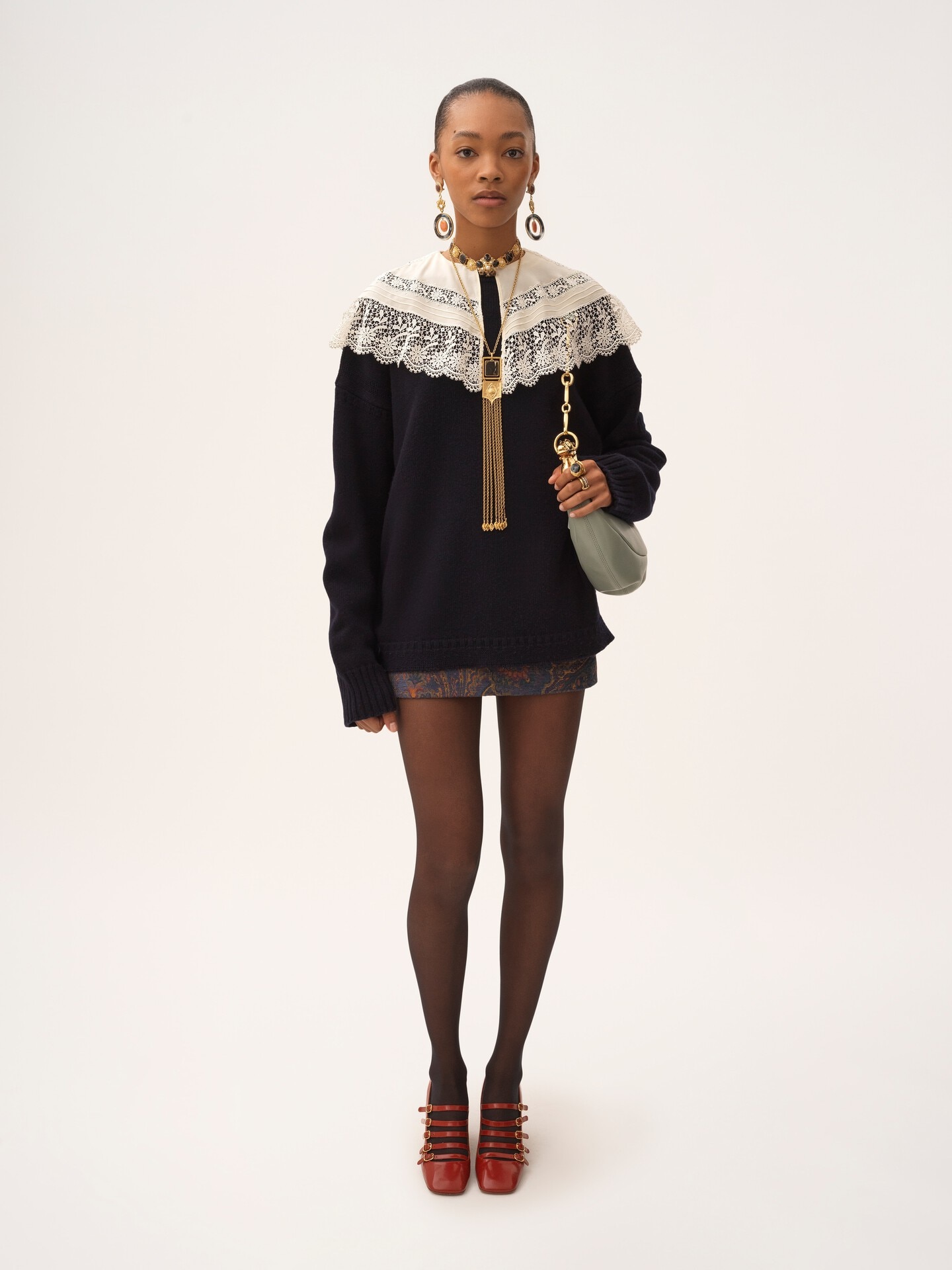 Logo jumper in a wool & cashmere knit - 3