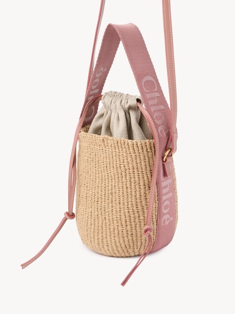 Small Woody basket in natural fibres