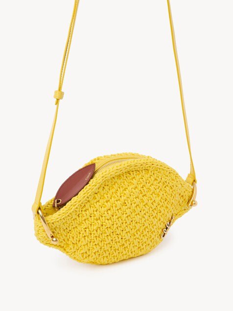 Chlo&eacute; Tropicus Lemon crossbody bag in waxed cord