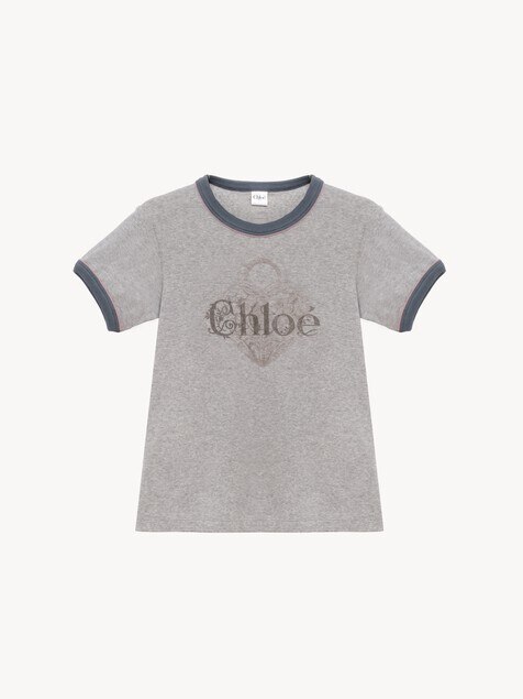 Baby fit logo T-shirt in cotton jersey