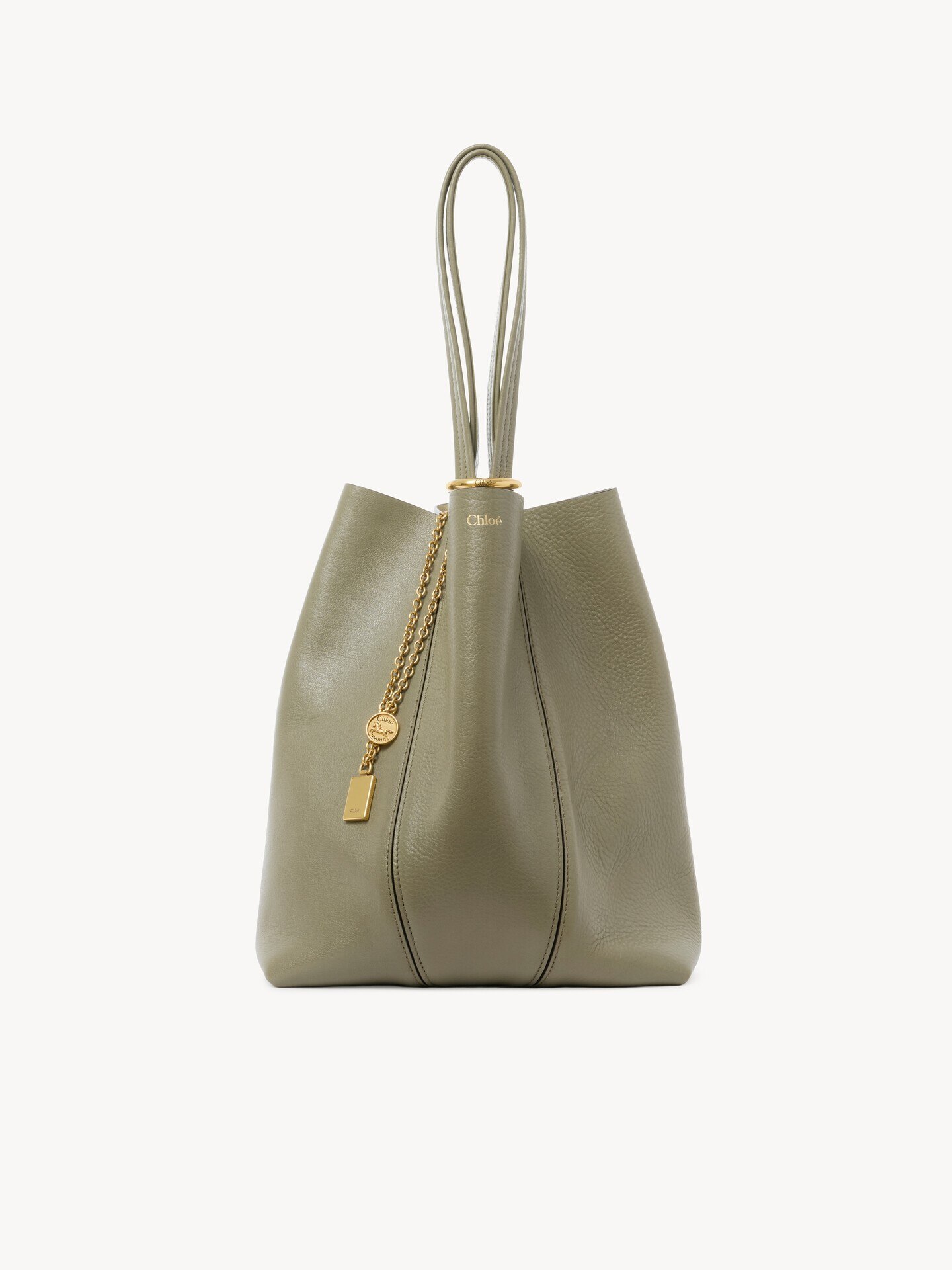 Bolso tote Chlo&eacute; Spin de cuero granulado - 2