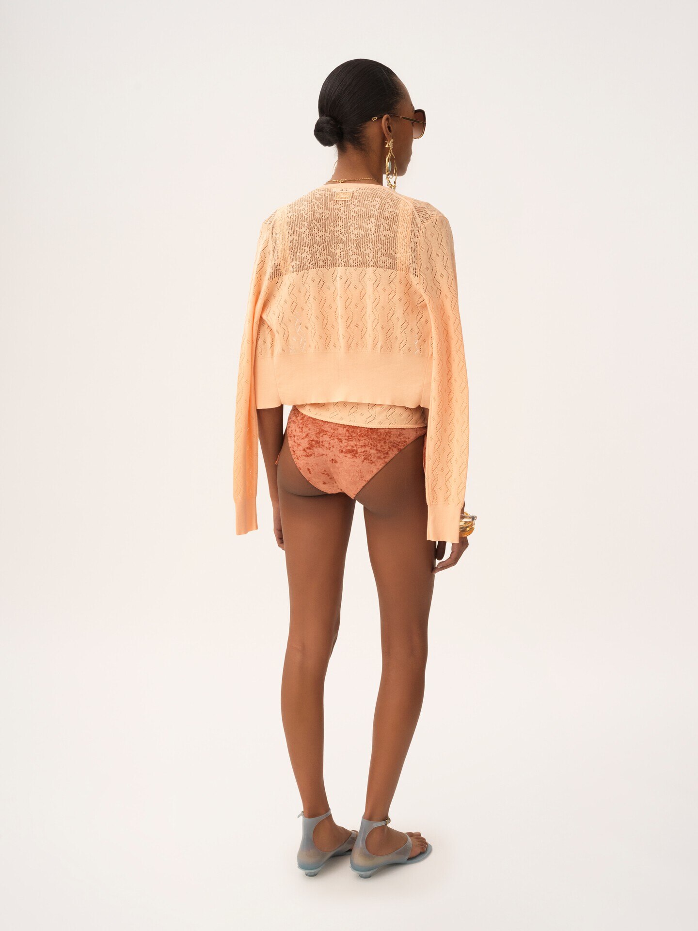 Twin set in cotton knit - 5