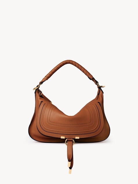 Small Marcie shoulder bag in soft leather