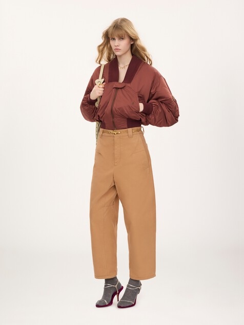 Bomber jacket in nylon