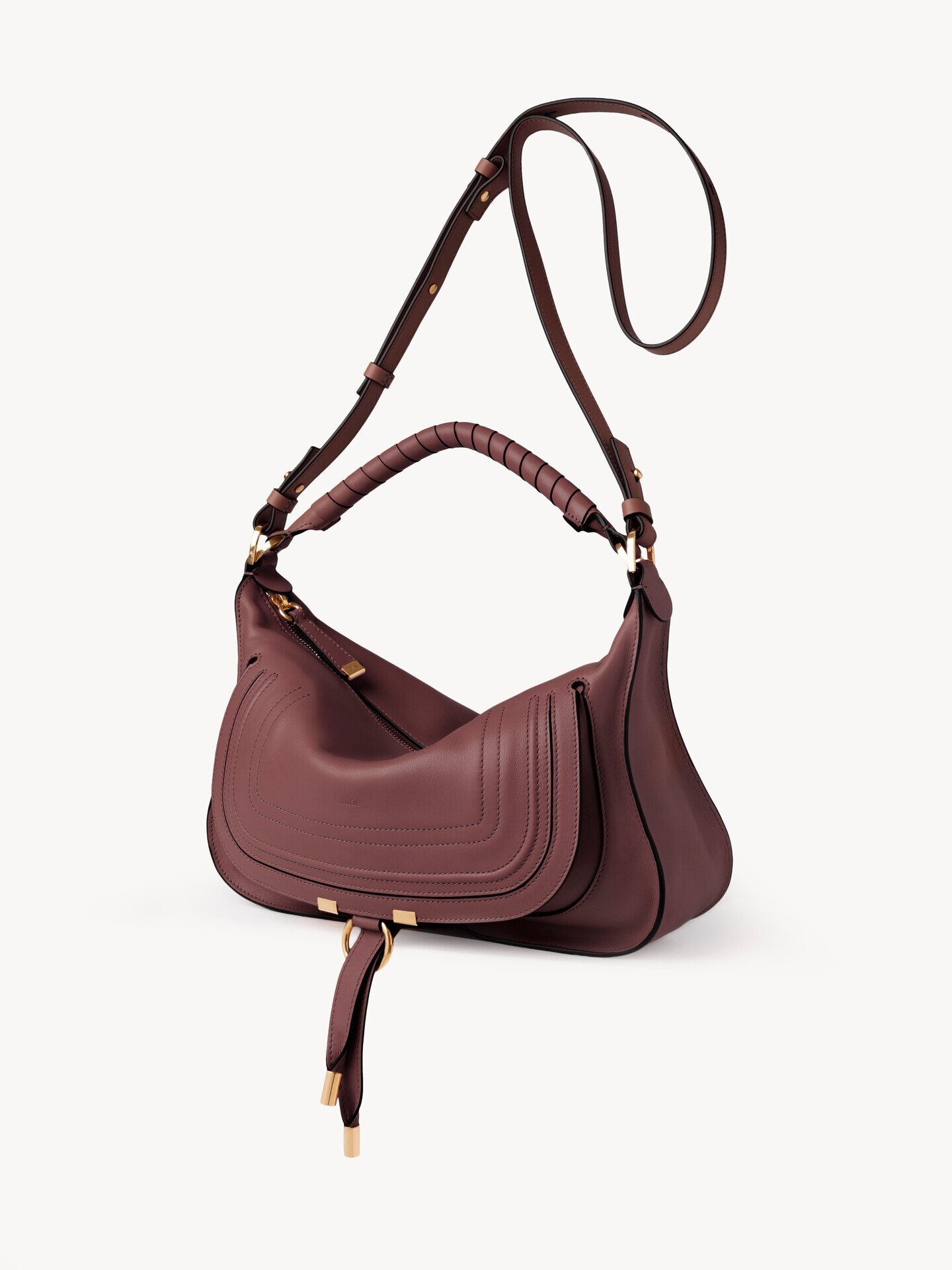 Bolso de hombro Marcie peque&ntilde;o de cuero suave - 3