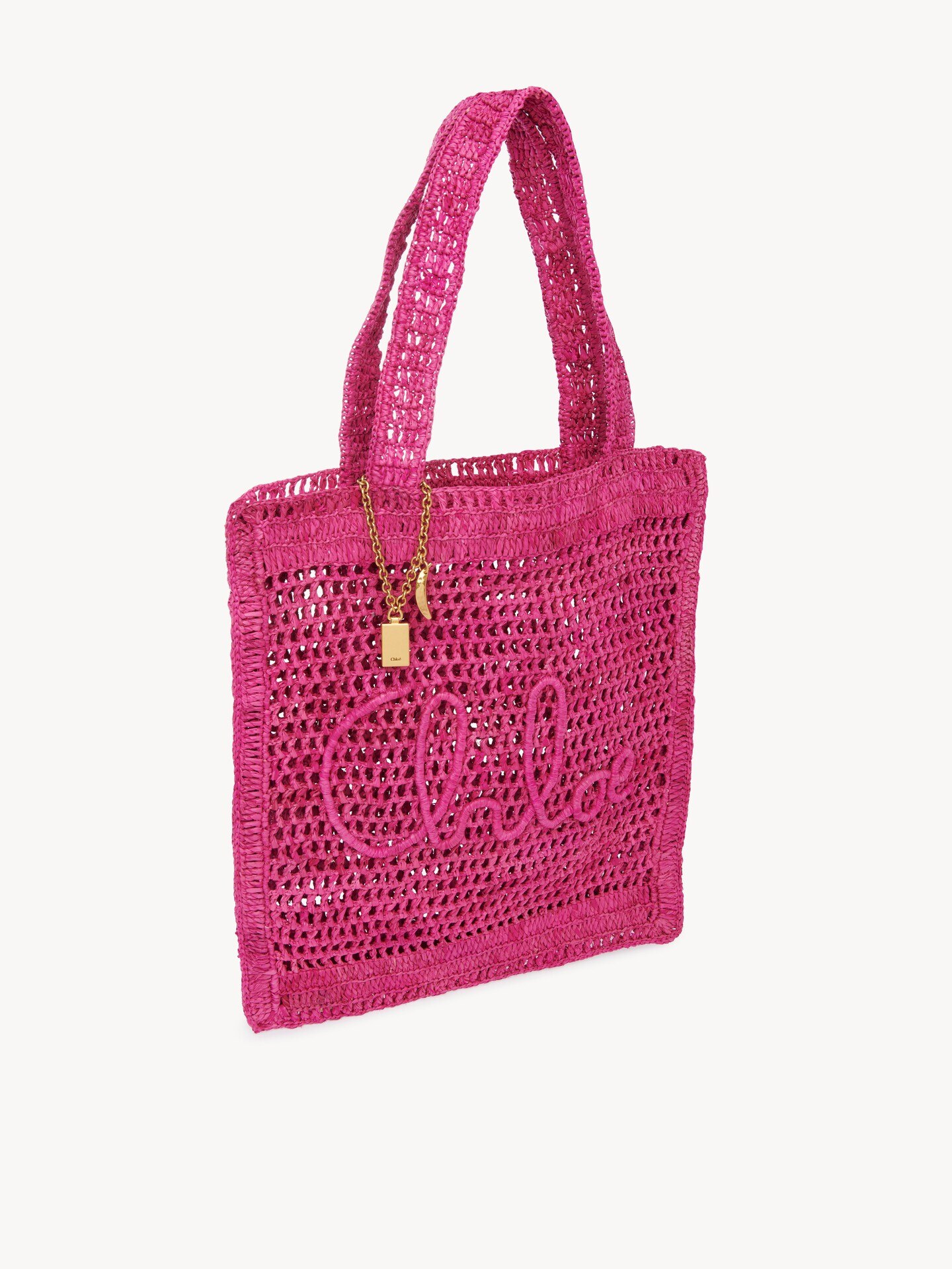 Bolso tote Summer Banana de rafia - 4