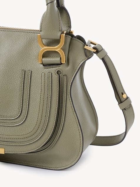 Small Marcie bag in grained leather