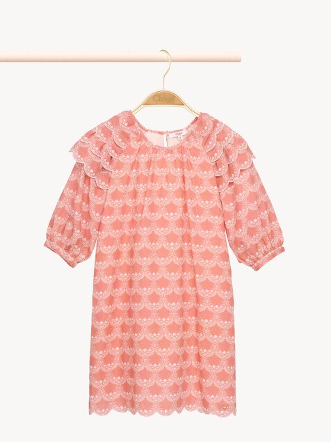 Vestido de manga abullonada infantil