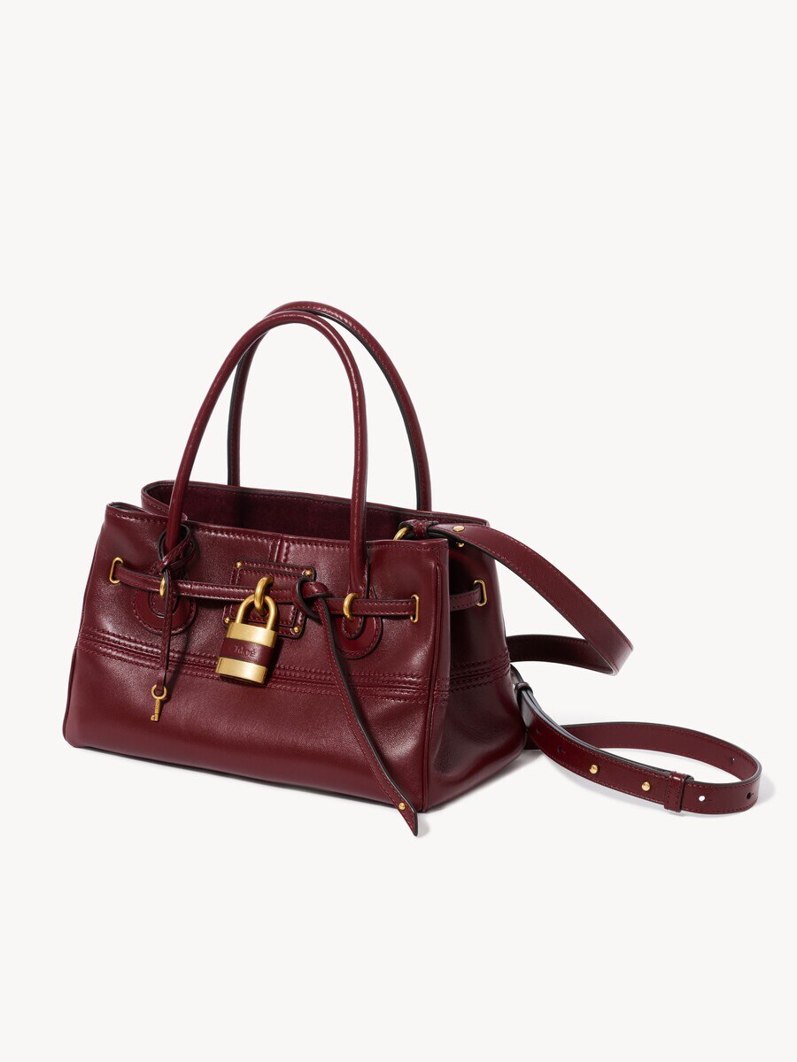 Small Paddington Sling top handle bag in soft leather - 4