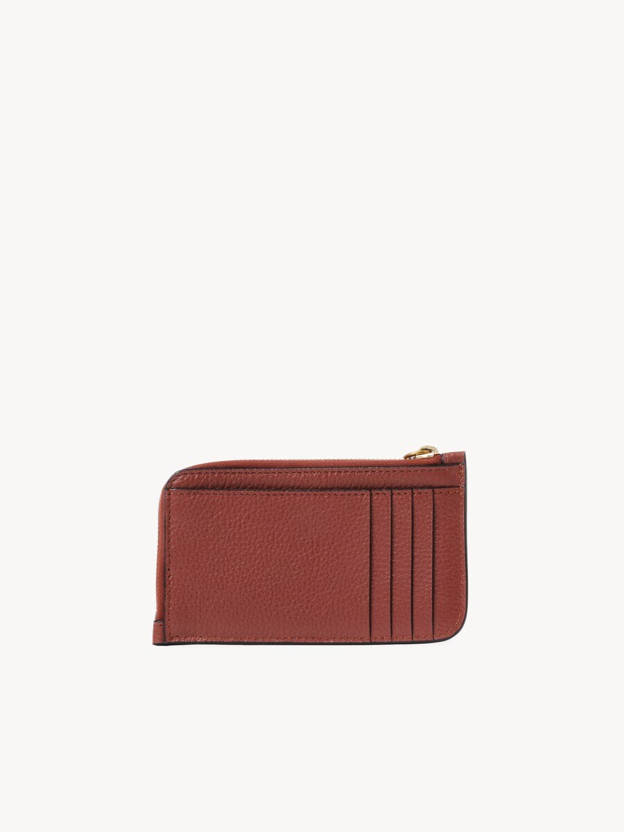 Alphabet wallet in grained leather - 4
