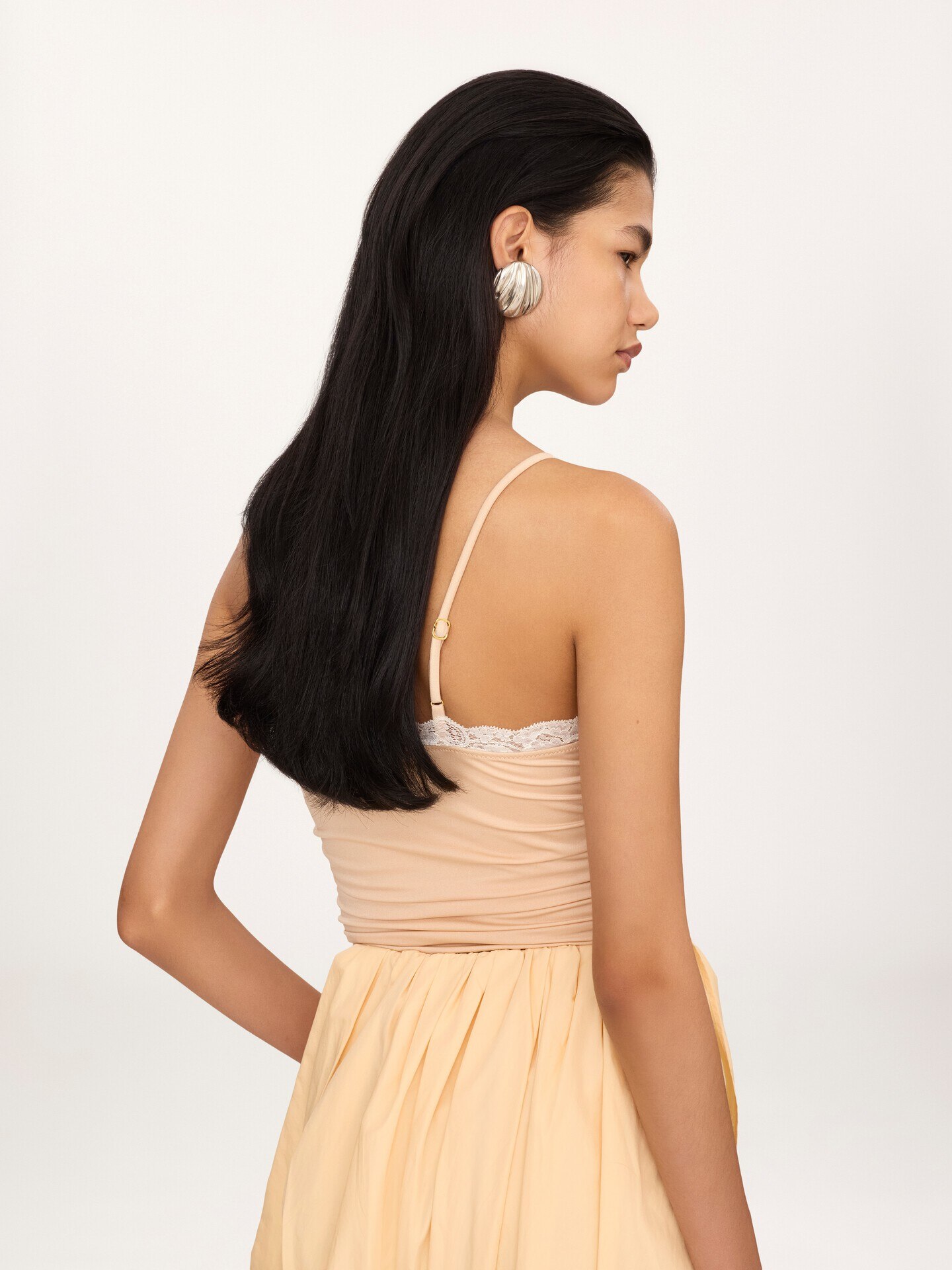 Ruched lace-trimmed bodysuit - 5