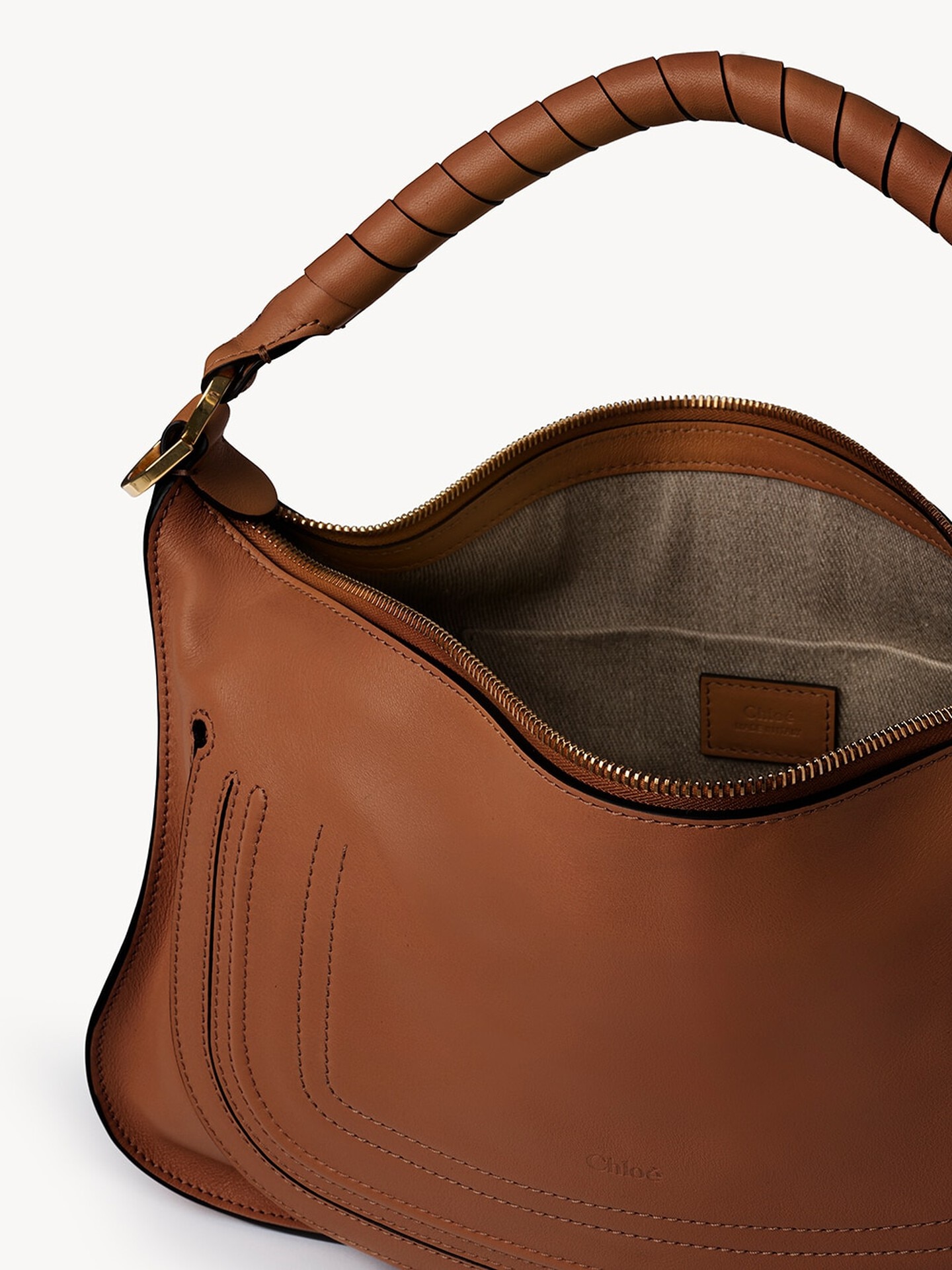 Small Marcie shoulder bag in soft leather - 9