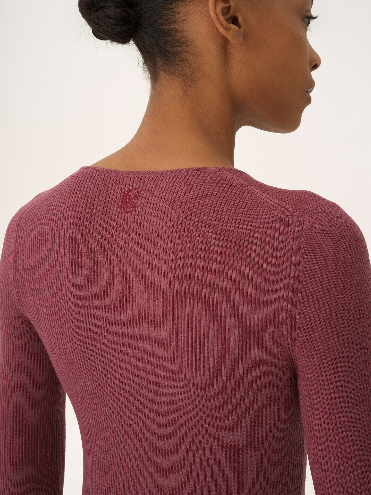 Henley shirt in a merino wool knit - 7