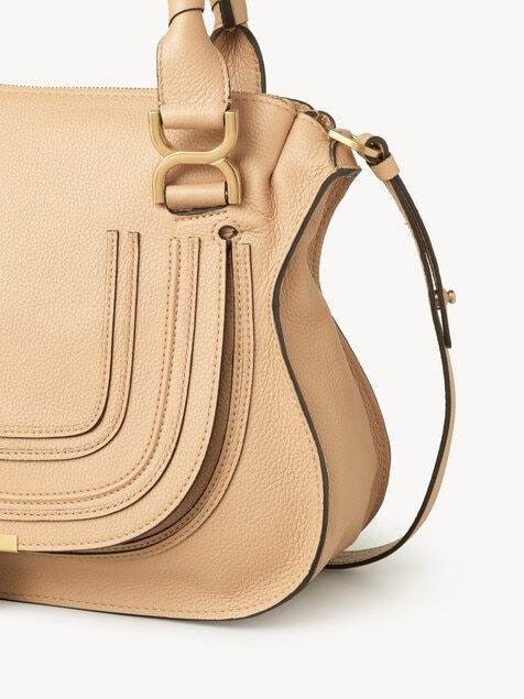 Bolso Marcie de cuero granulado
