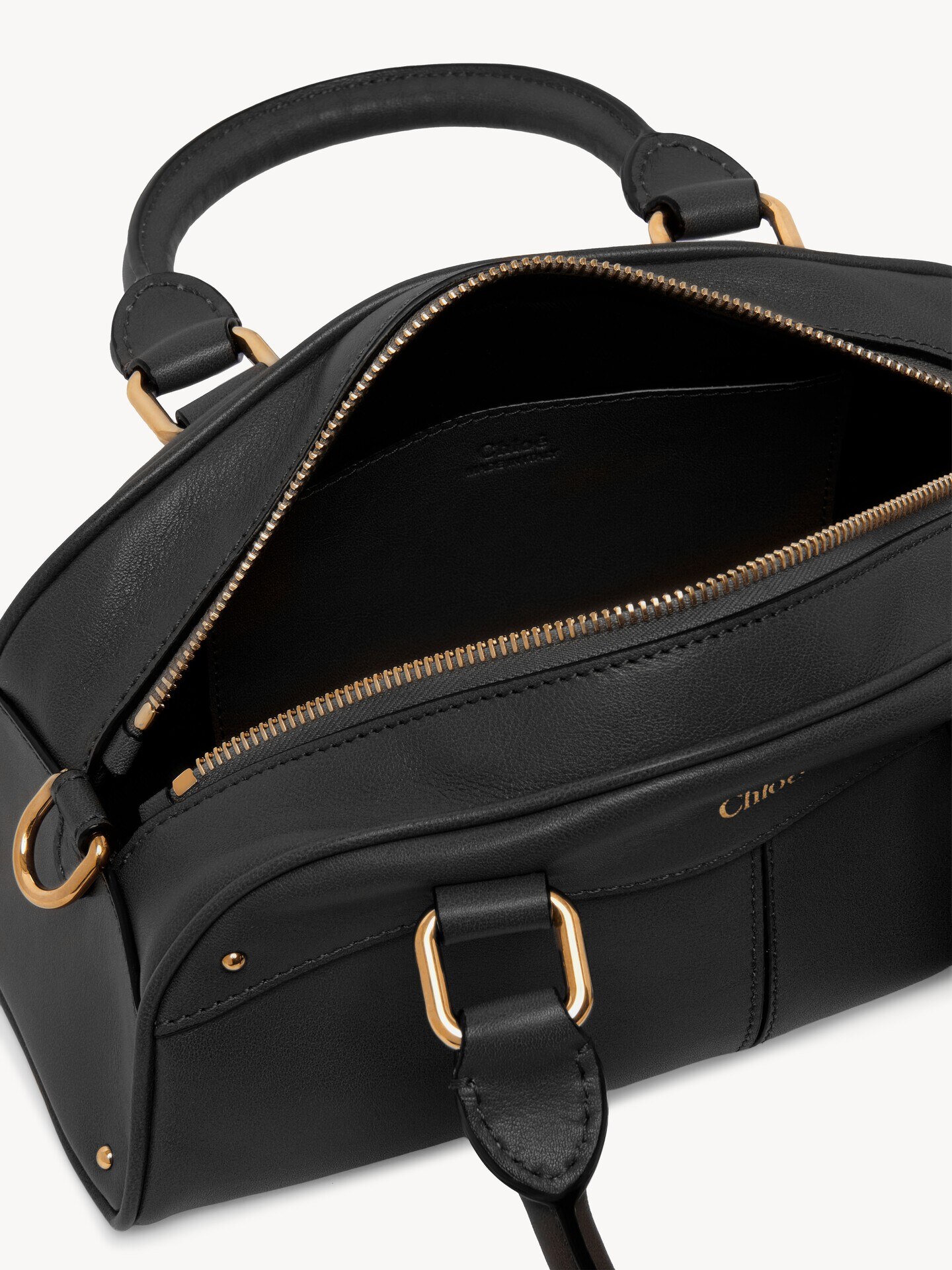 Small Chlo&eacute; bowling bag in soft leather - 5