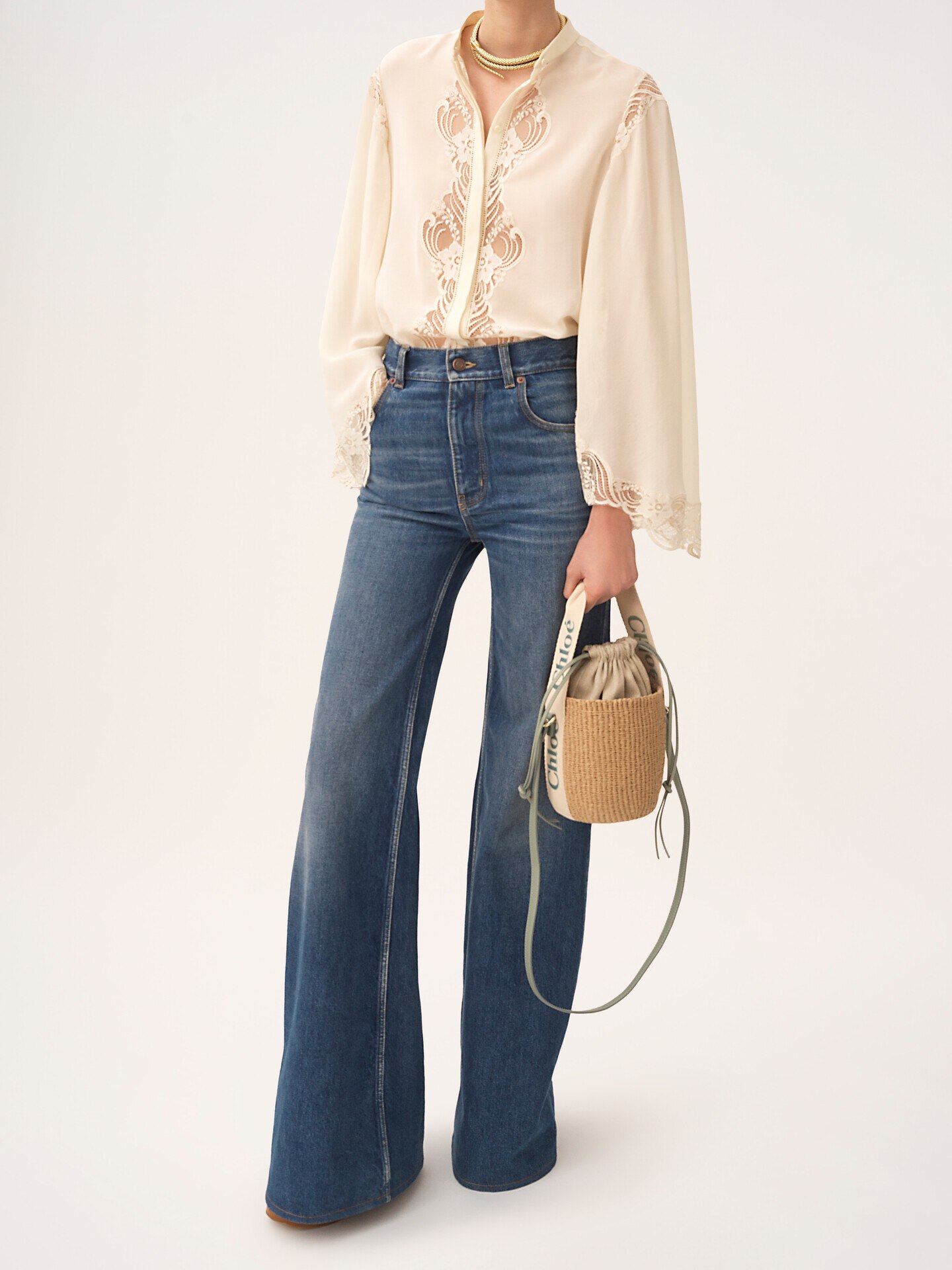 Small Woody basket in natural fibres - 8