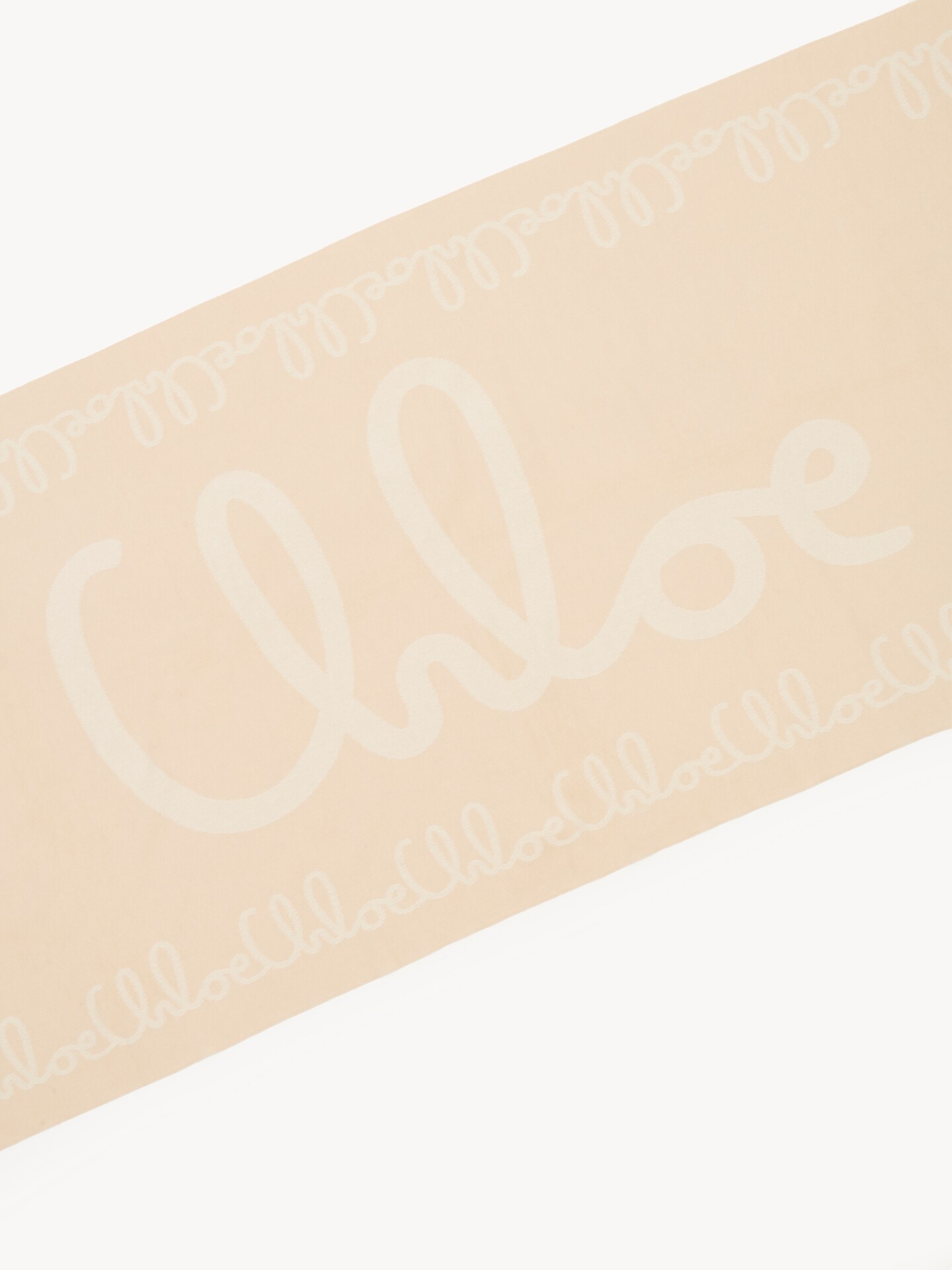 The Chloé Iconic scarf in jacquard wool - 4