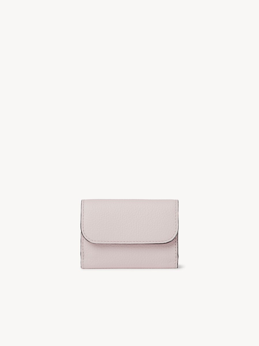 Mini Alphabet tri-fold in grained leather - 3