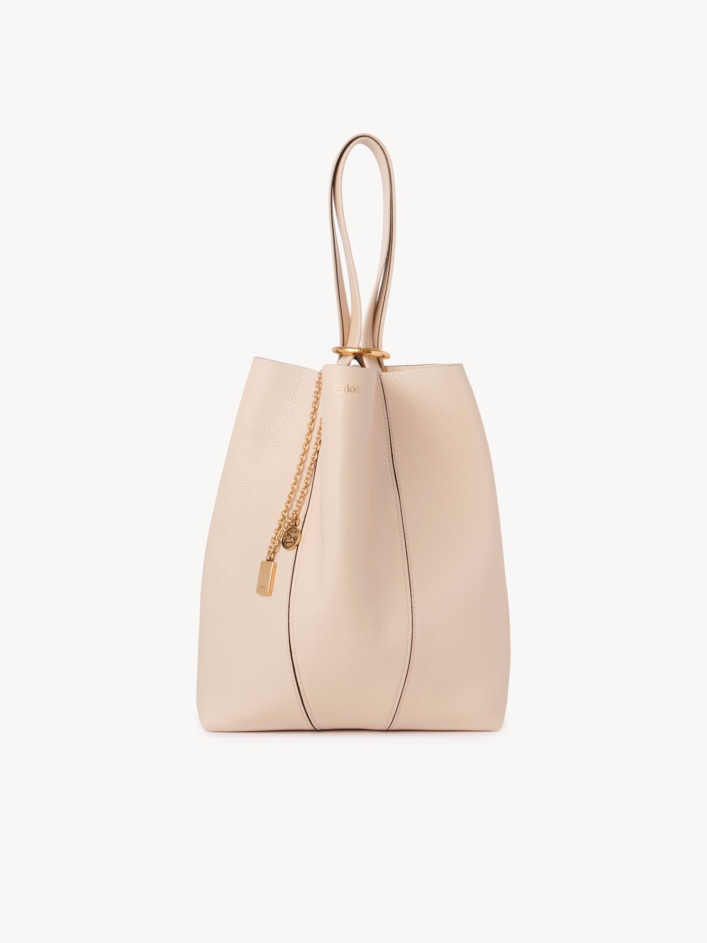 Chloé Spin tote bag in grained leather - 2