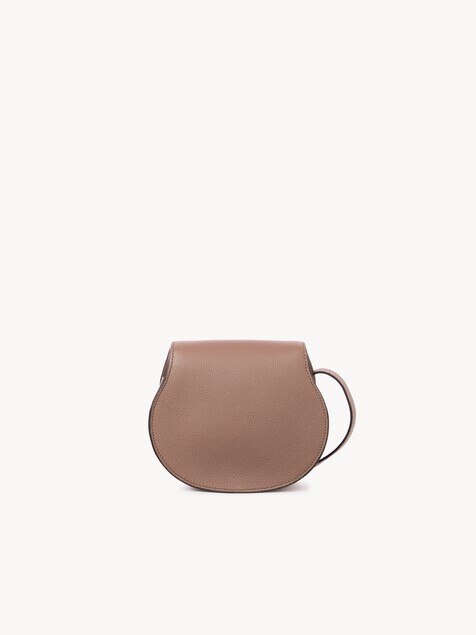 Bolso saddle peque&ntilde;o Marcie de cuero granulado