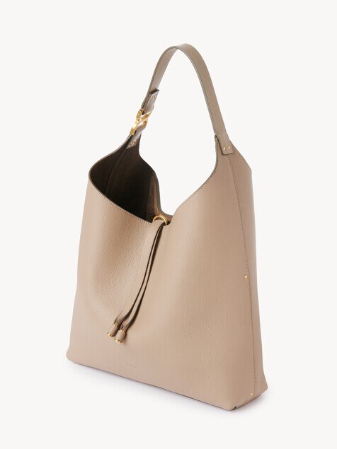 Marcie hobo bag in grained leather