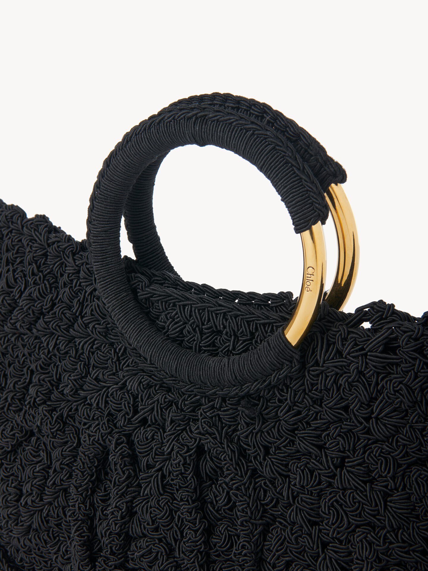 Small Bracelet Paravent tote bag in crochet - 7