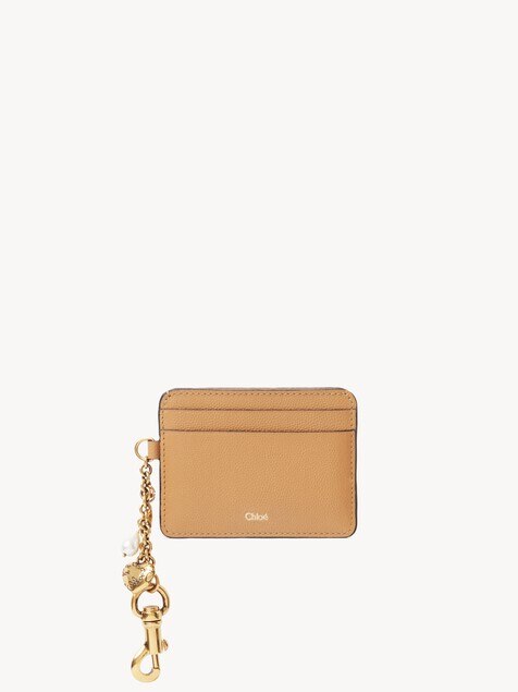 Chloé Charms card holder in grained leather