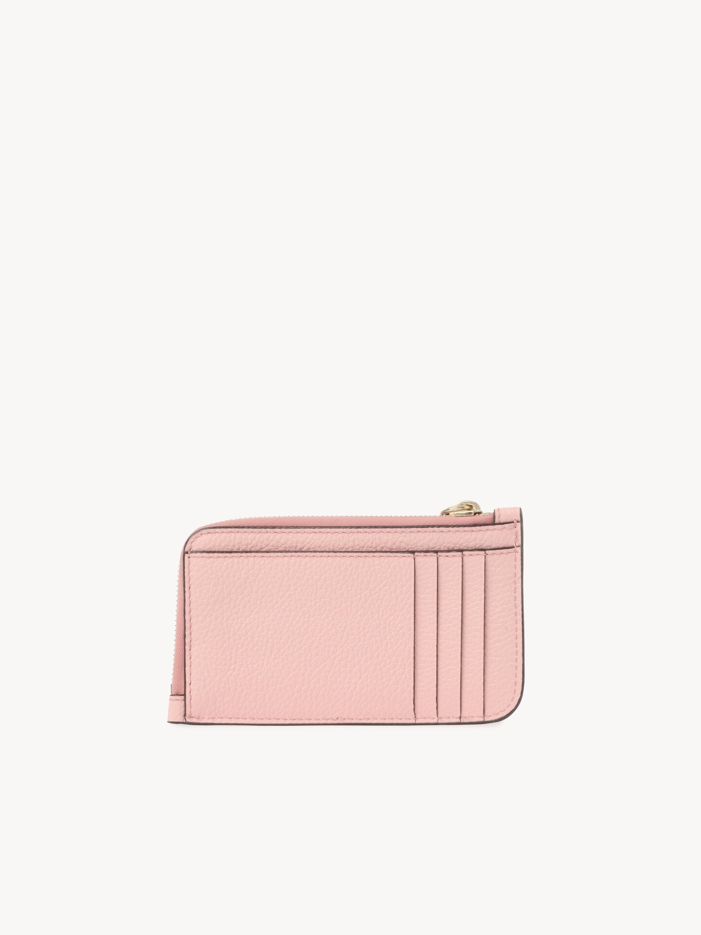 Alphabet wallet in grained leather - 4