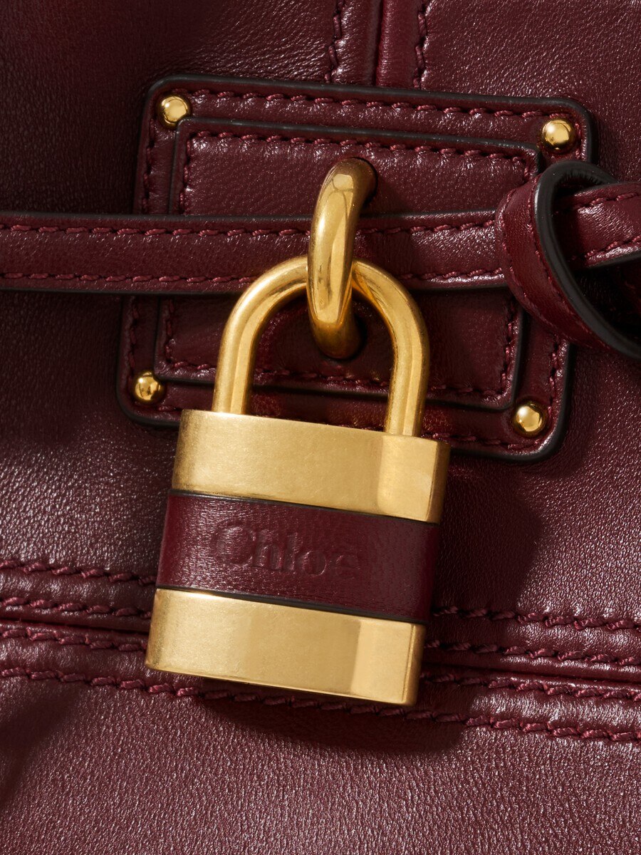 Small Paddington Sling top handle bag in soft leather - 7