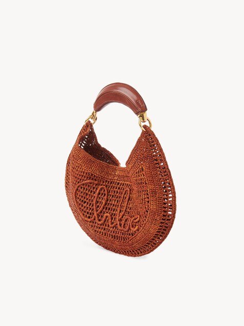 Bolso hobo Summer Banana de rafia