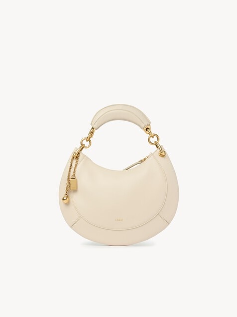 Small Chlo&eacute; Banana zipped hobo bag in soft leather