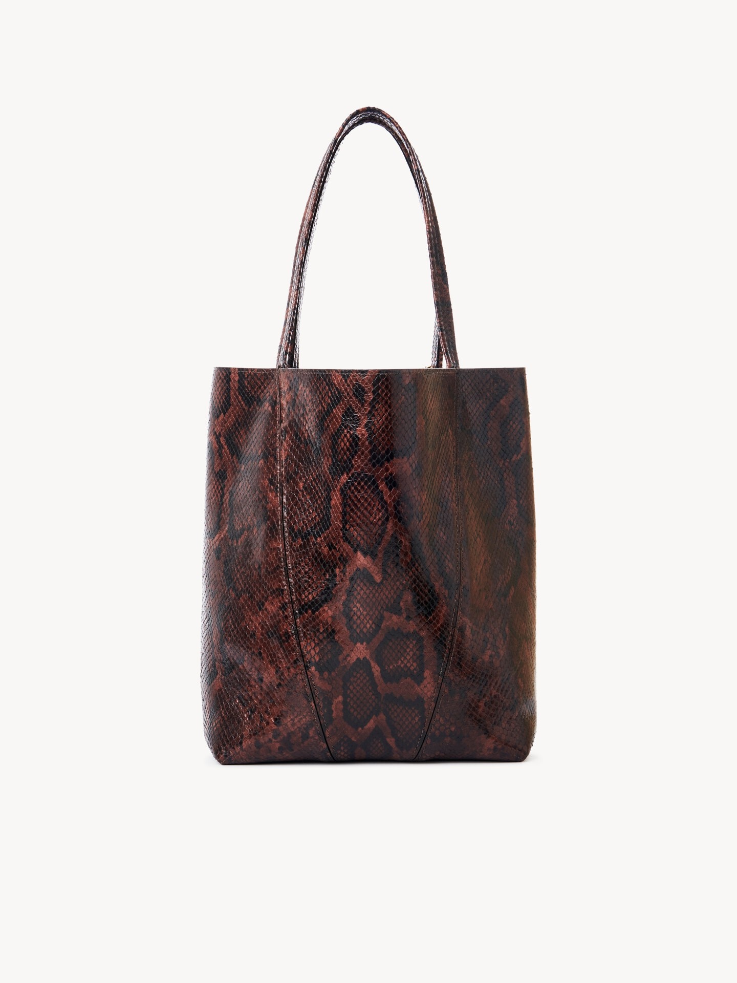 Bolso tote Chlo&eacute; Spin de cuero efecto pit&oacute;n - 5