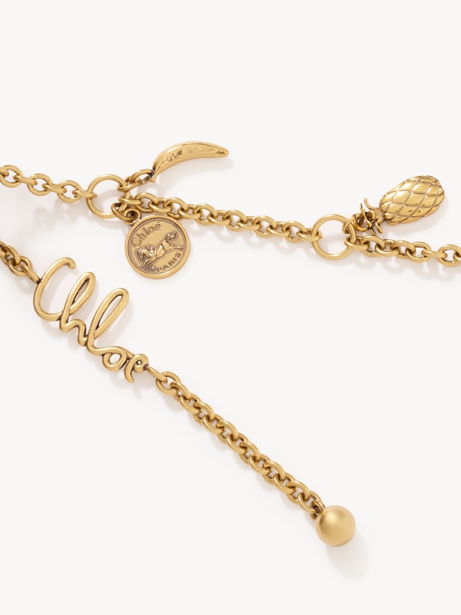 Mini Chlo&eacute; Icons shoulder bag with chain in soft leather - 6