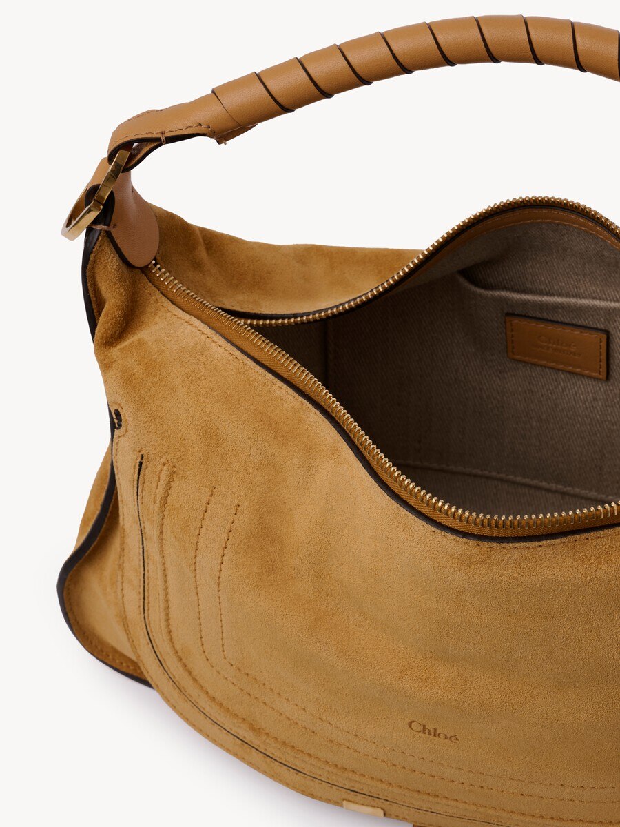 Bolso de hombro Marcie peque&ntilde;o de ante - 8