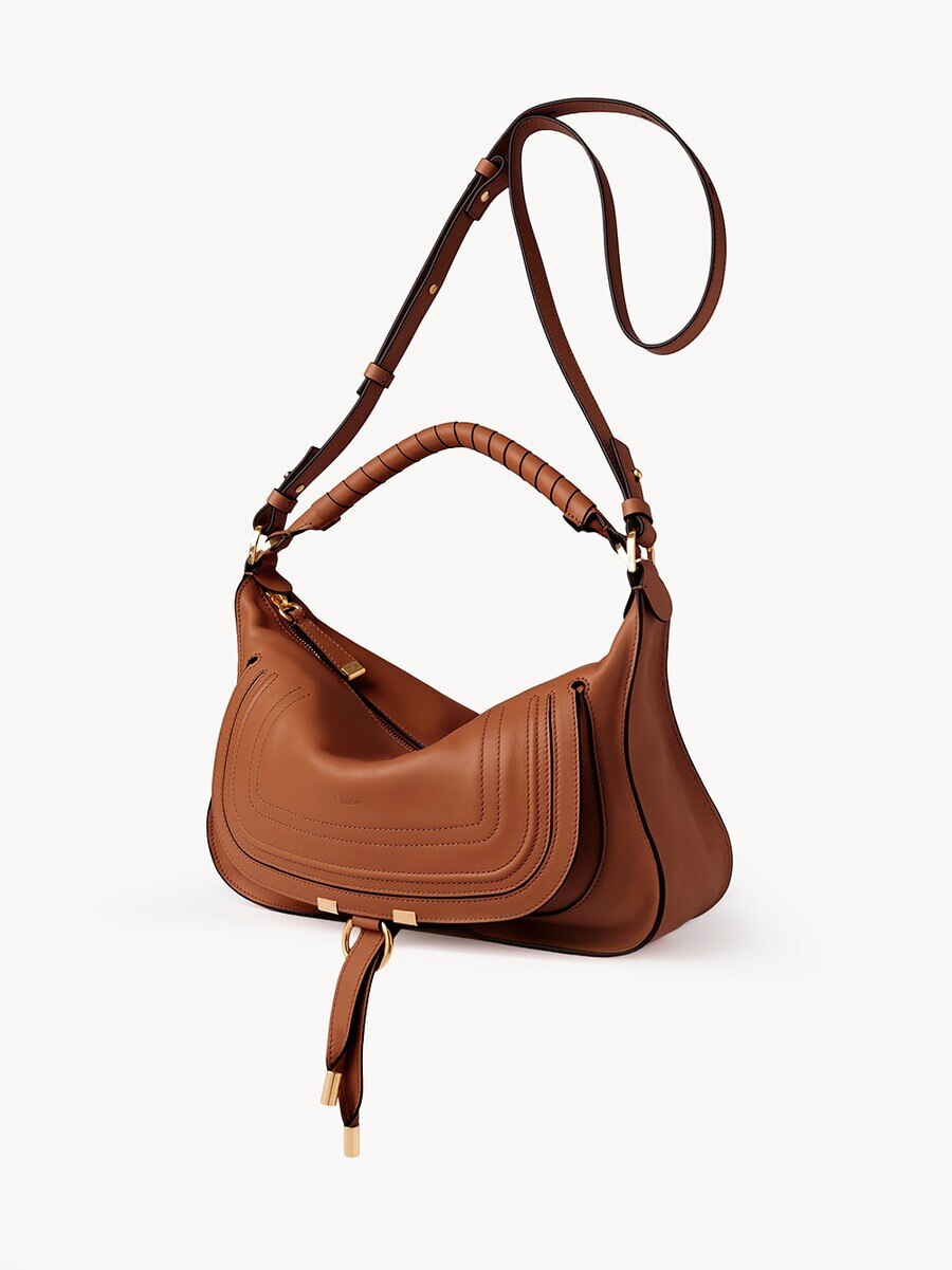 Small Marcie shoulder bag in soft leather - 5