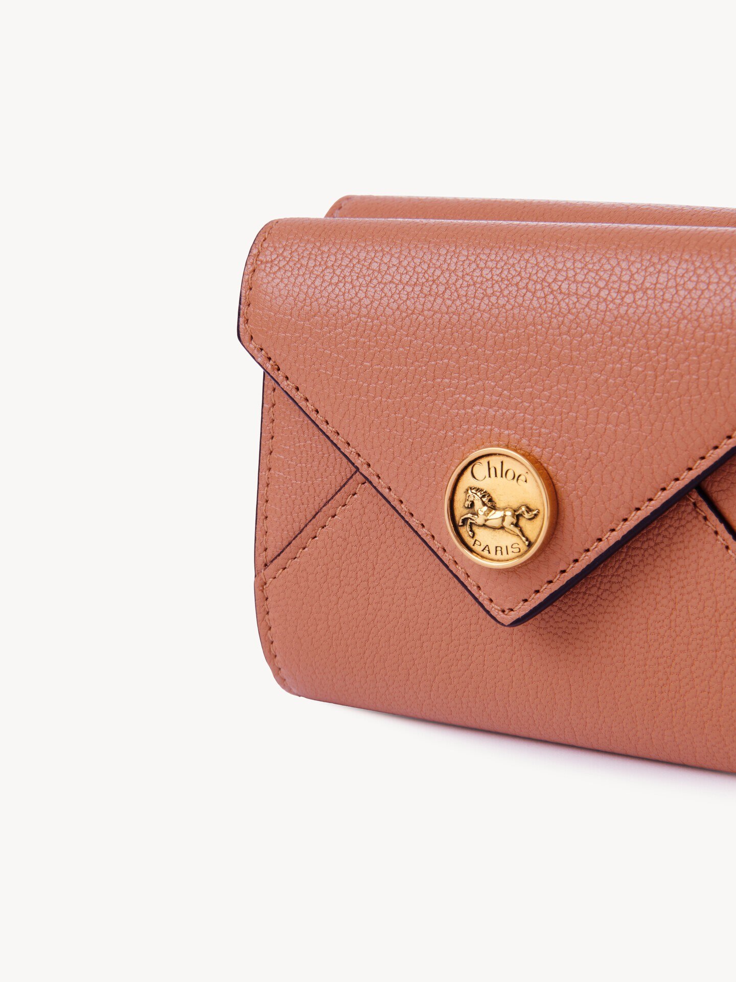 Small Envelope tri-fold in grained leather - 6