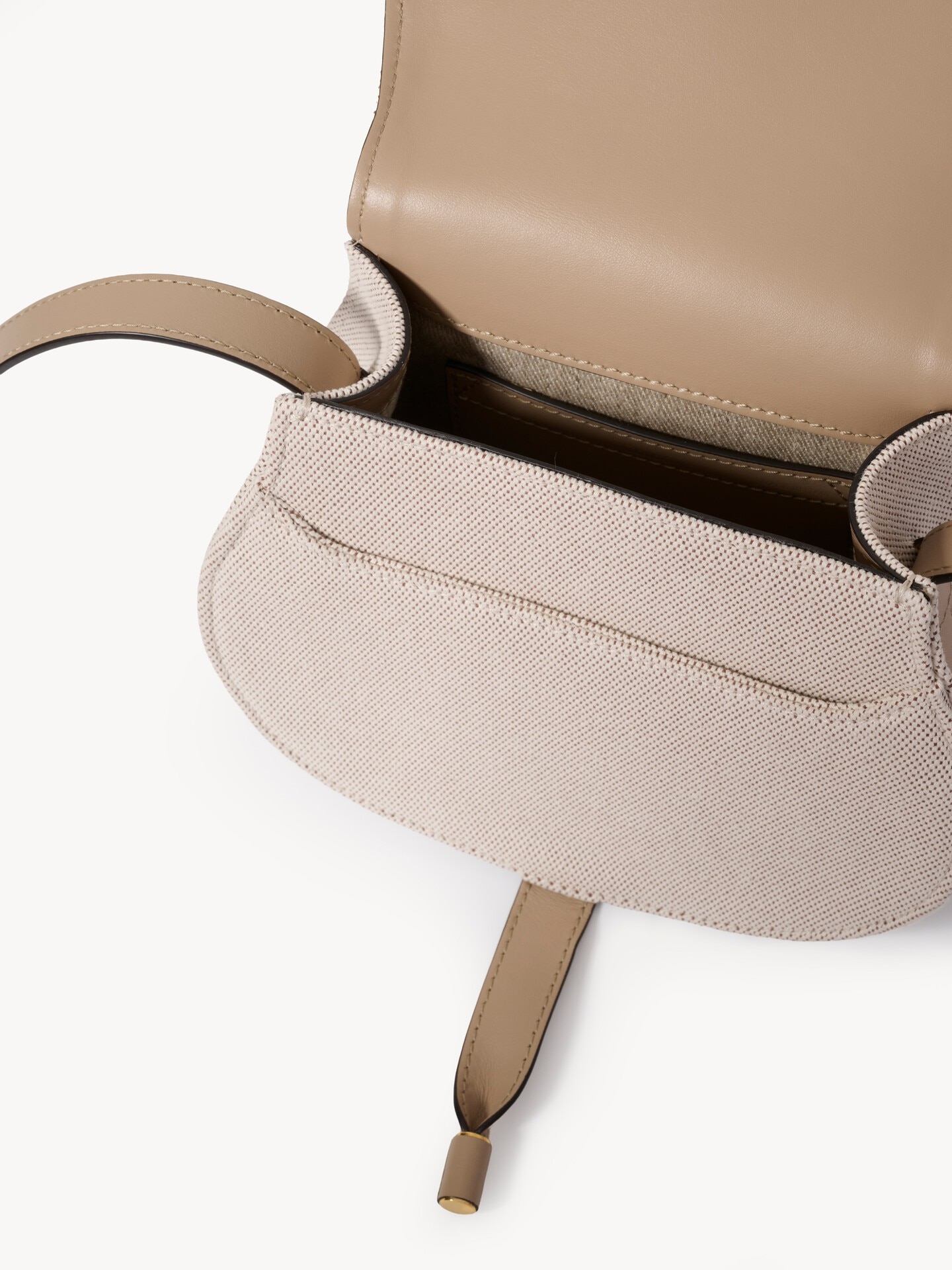 Bolso saddle peque&ntilde;o Marcie de lona - 5