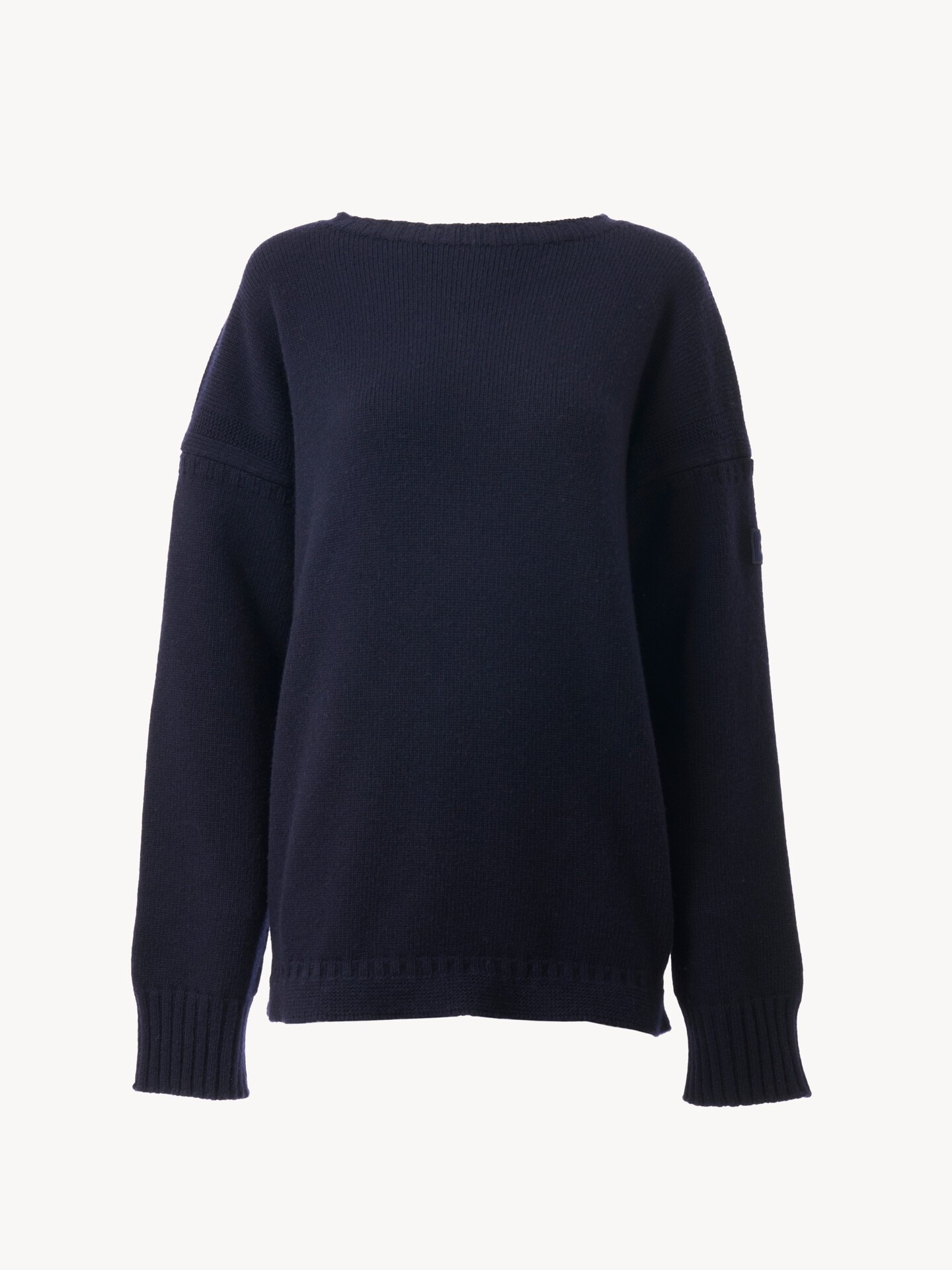 Logo jumper in a wool & cashmere knit - 1