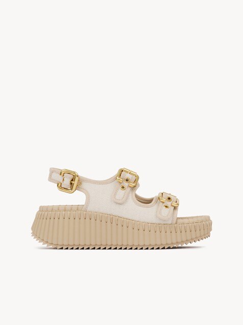 Sandalias con cu&ntilde;a Nama